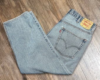 Levi's 550 Relaxed Fit Denim Jeans Size 38x29