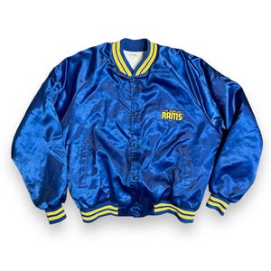 Veste vintage en satin Los Angeles Rams de Chalk Line Taille M/L image 1