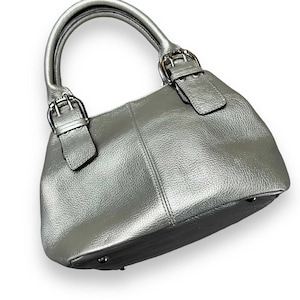 Tignanello Gold Leather Handbag image 1