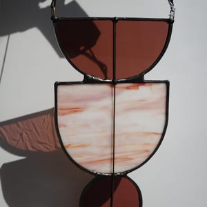 Modern Stained Glass Panel
