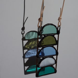 Mini Half Circle Stained Glass Suncatcher