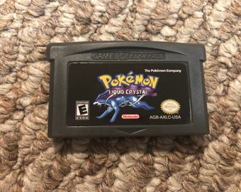 Pokemon Crystal Gba Etsy