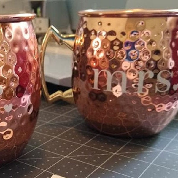 Customized Moscow Mule Set Etsy