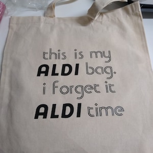 aldi canvas bolsas