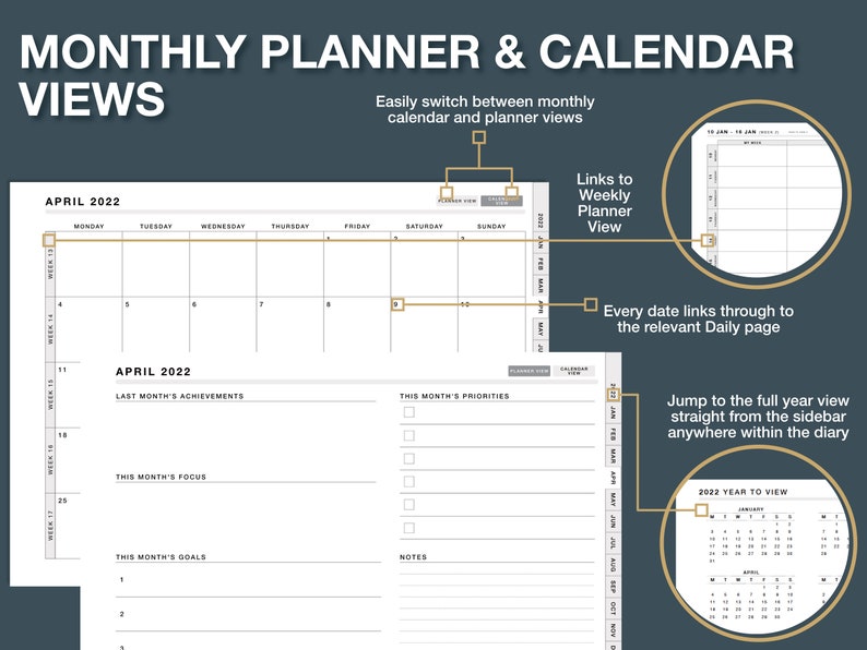 Remarkable 2 Planner 2023 Remarkable 2 Templates Ultimate Etsy UK