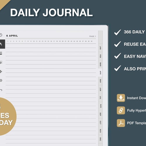 Remarkable 2 Journal Template Remarkable 2 Templates Etsy Remarkable 2 Journal Template Remarkable 2 Templates Etsy