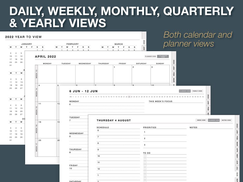 Remarkable 2 Planner 2023 Remarkable 2 Templates Ultimate Etsy UK