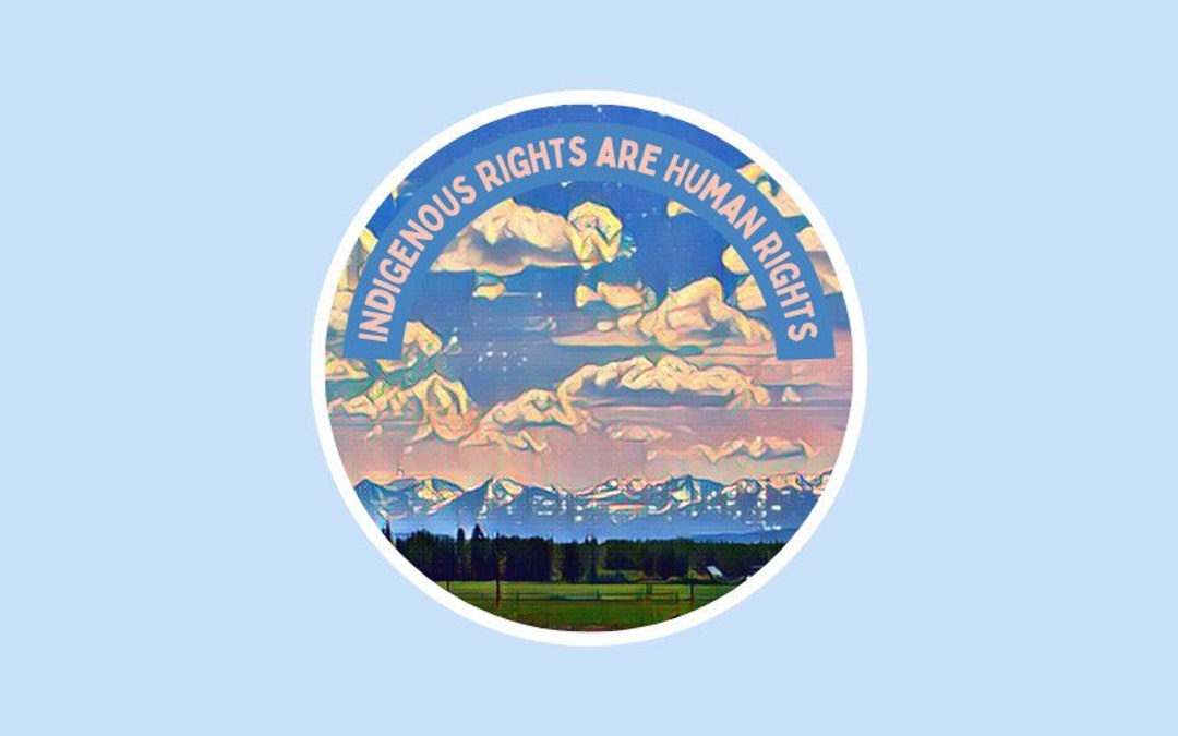 Indigenous Rights Are Human Rights Glossy Sticker - Etsy