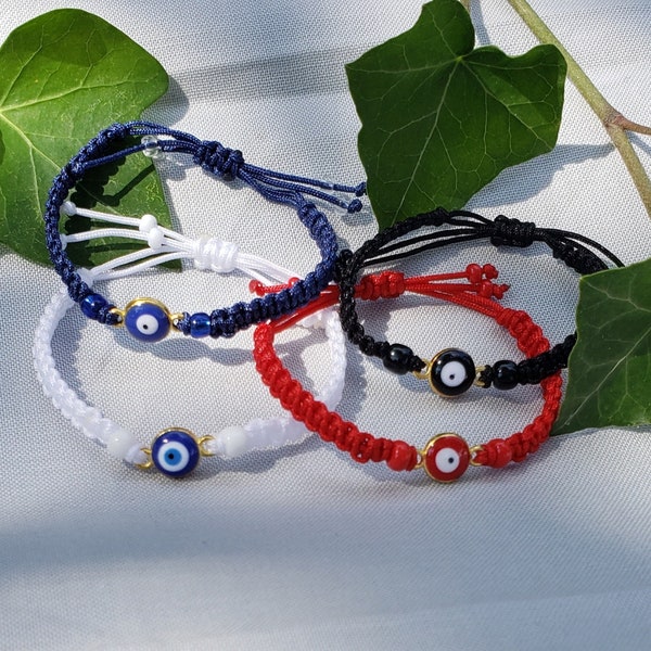 Evil Eye Protection Baby Bracelet, Kids Evil Eye Bracelet, Tiny Evil Eye Bracelet, Baby Ankle Bracelet