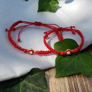 Mom and Baby Protection Bracelet Set, Mommy and Baby Evil Eye Bracelet Set, Infant protection Bracelet, Mommy and Me Bracelet Set