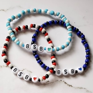 BSB Bracelet, dna tour apparel, backstreet boy fan, 90s nostalgia gift, backstreet boys bracelet, concert tee