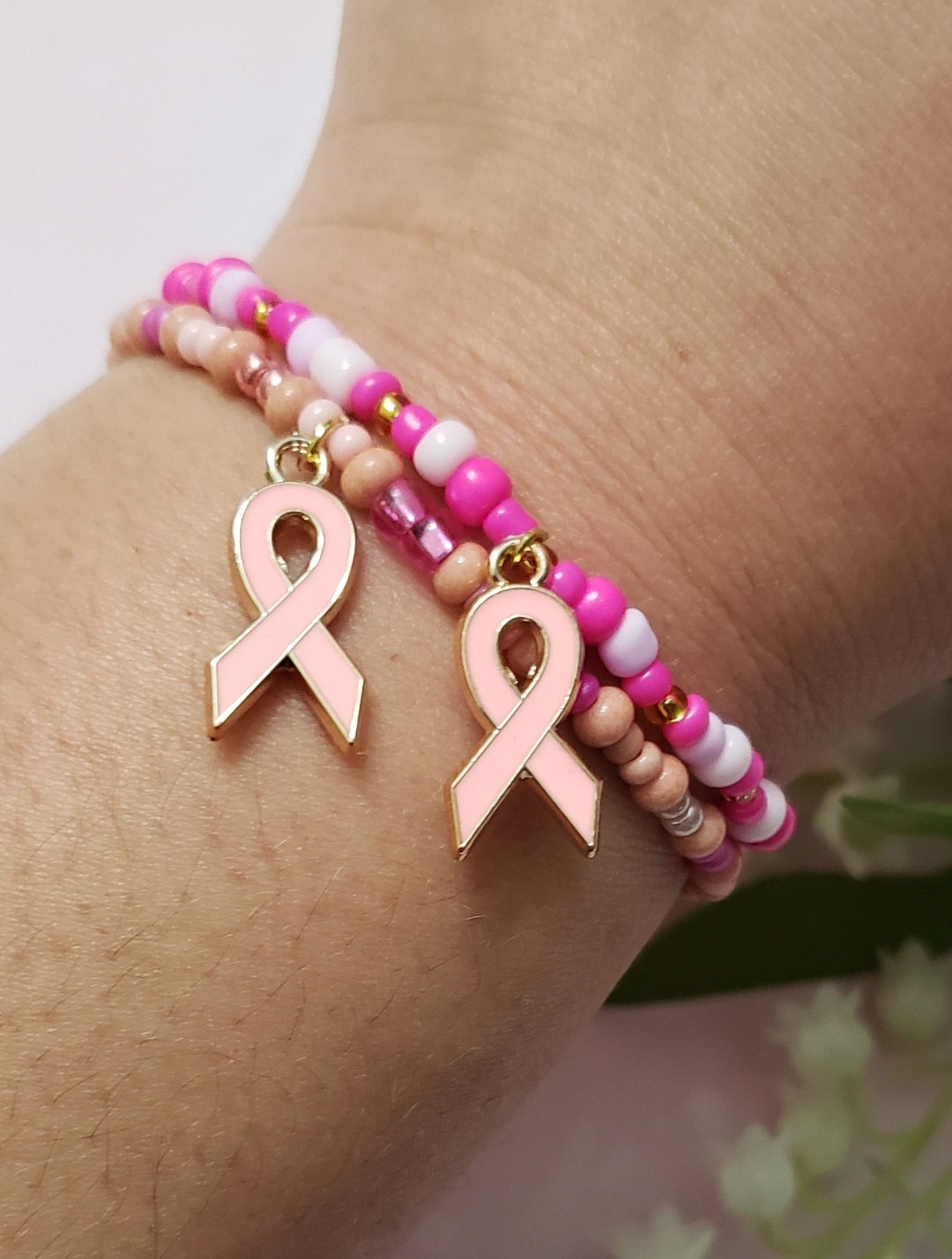 Breast Cancer Rubber Bracelets 2024 | favors.com