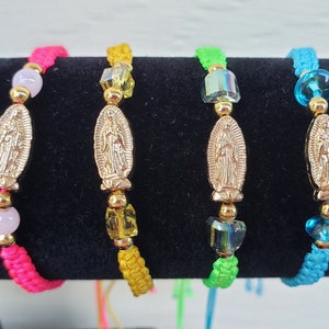 Virgen Mary Bracelet, Virgen de Guadalupe Bracelet, protection bracelet, Pulsera de Guadalupe, mexican bracelet, catholic jewelry
