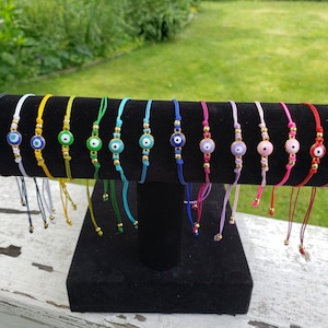 Simple Evil Eye Bracelet, Pulsera del mal de ojo, Turkish eye bracelet, evil eye bracelet, protection bracelet, Evil Eye Jewelry