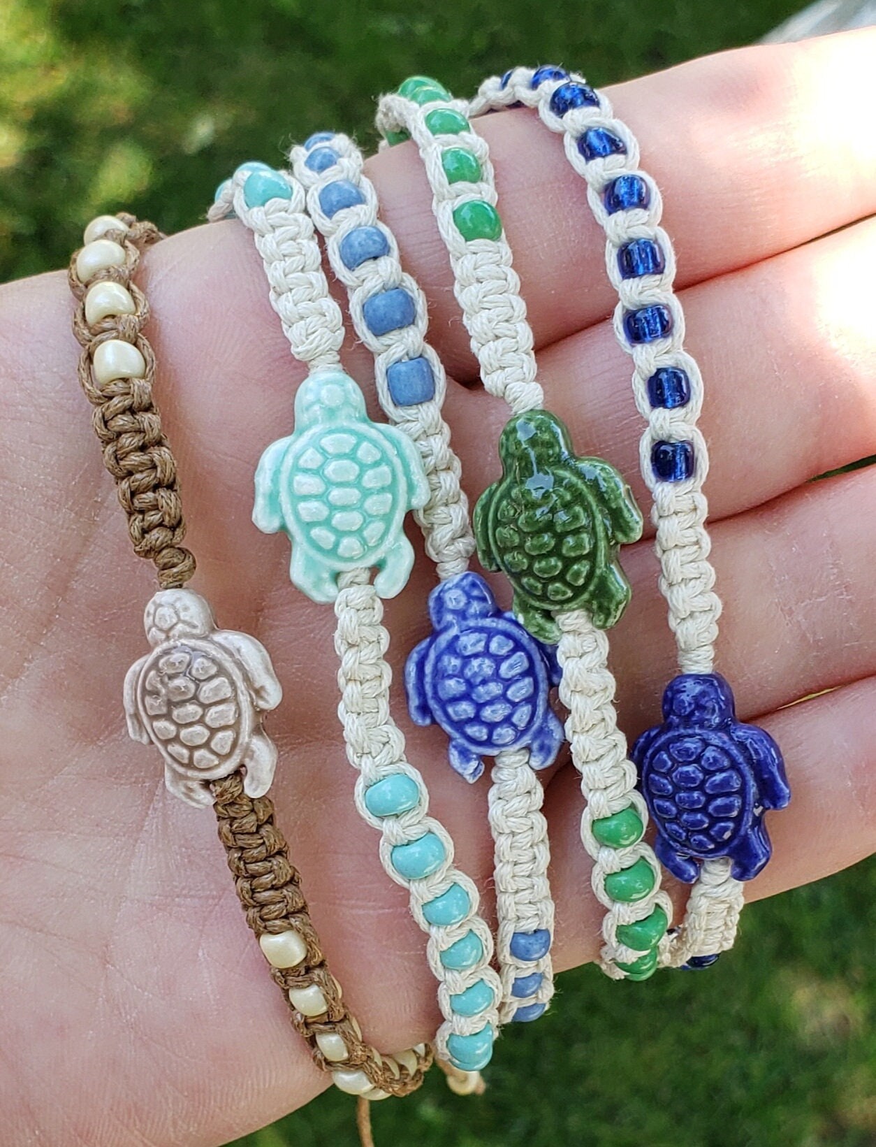 Sea turtle shop ankle bracelets