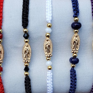 Virgen de Guadalupe Bracelet, Virgen Mary Bracelet, catholic jewelry, confirmation gift, Pulsera de Guadalupe, mexican bracelet