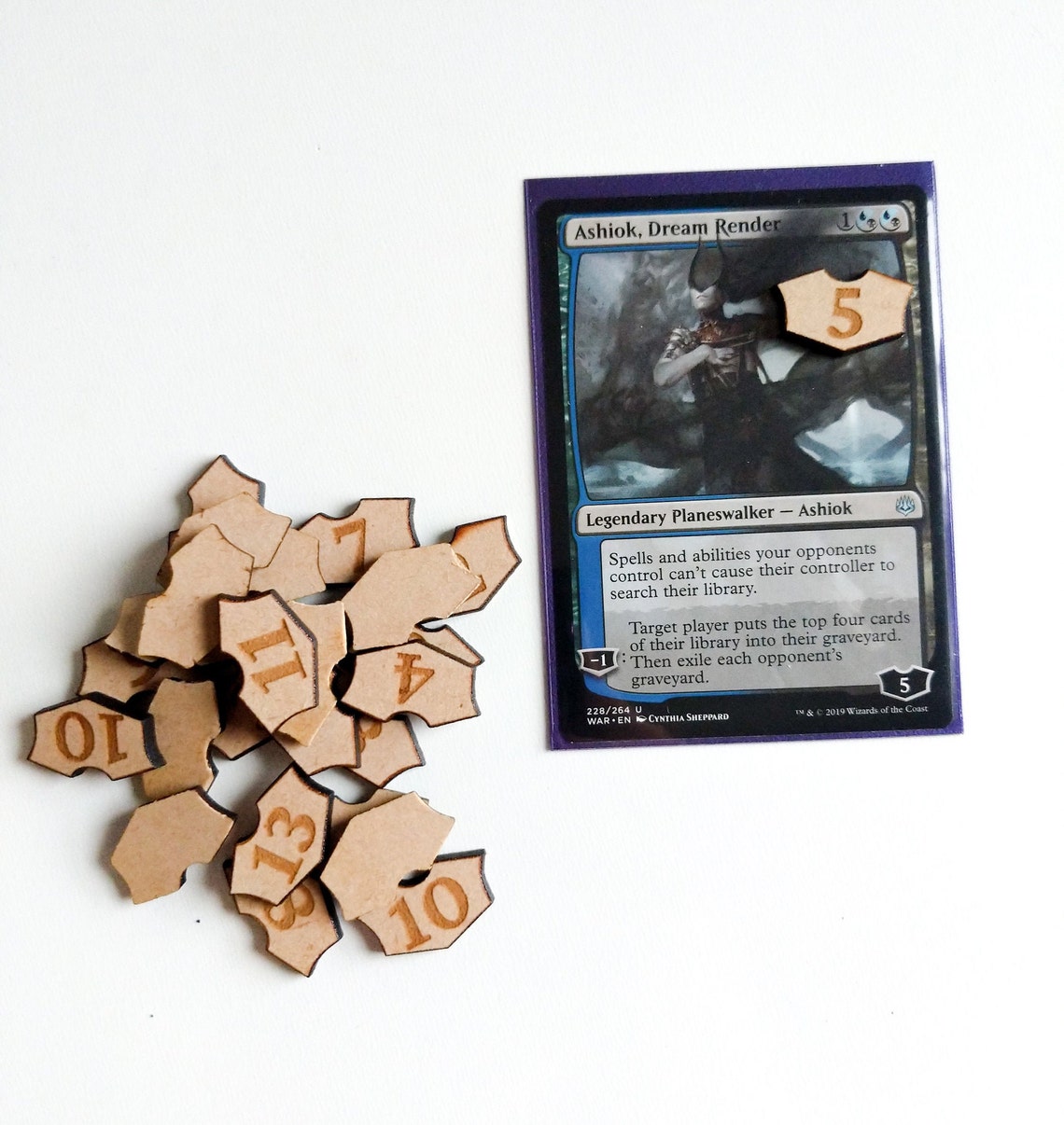 25x Magic The Gathering MTG Loyalty Counters For Planeswalker Etsy