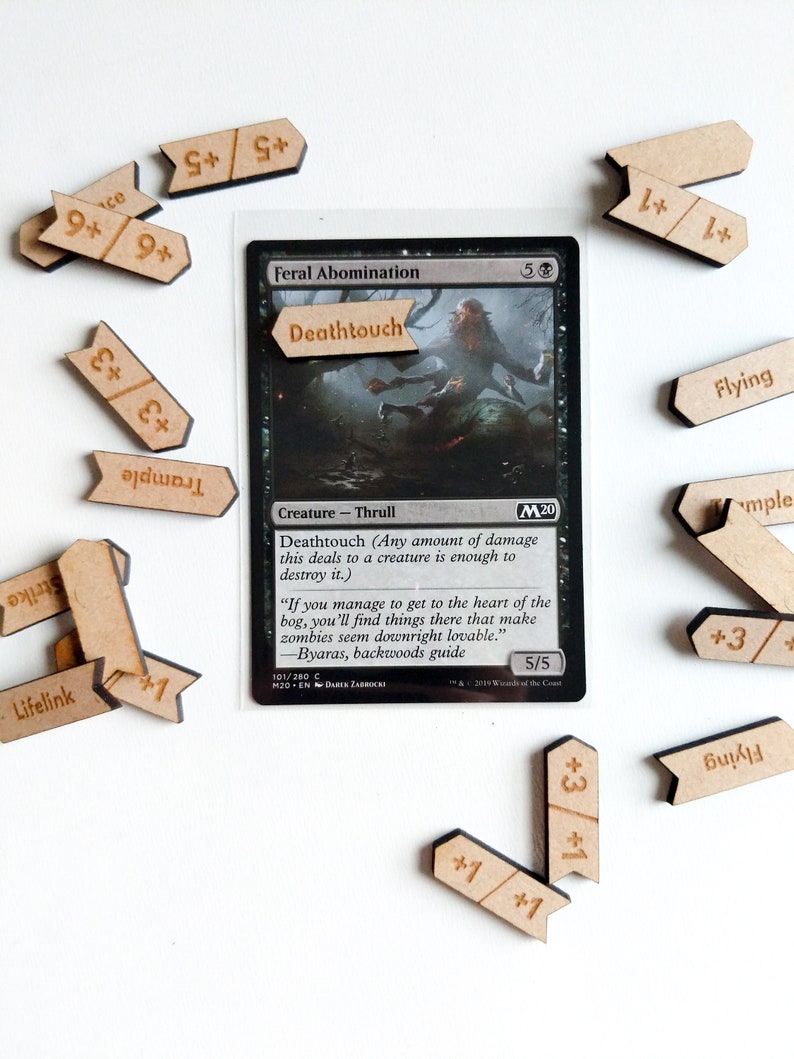 120x Magic The Gathering MTG Counters Starter Kit Laser Etsy