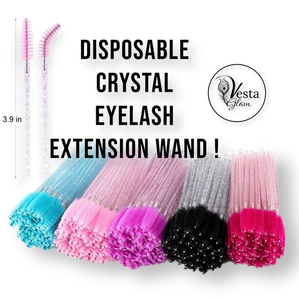 Eyelash Extension Disposable Brush! Mascara Wand! 50pc
