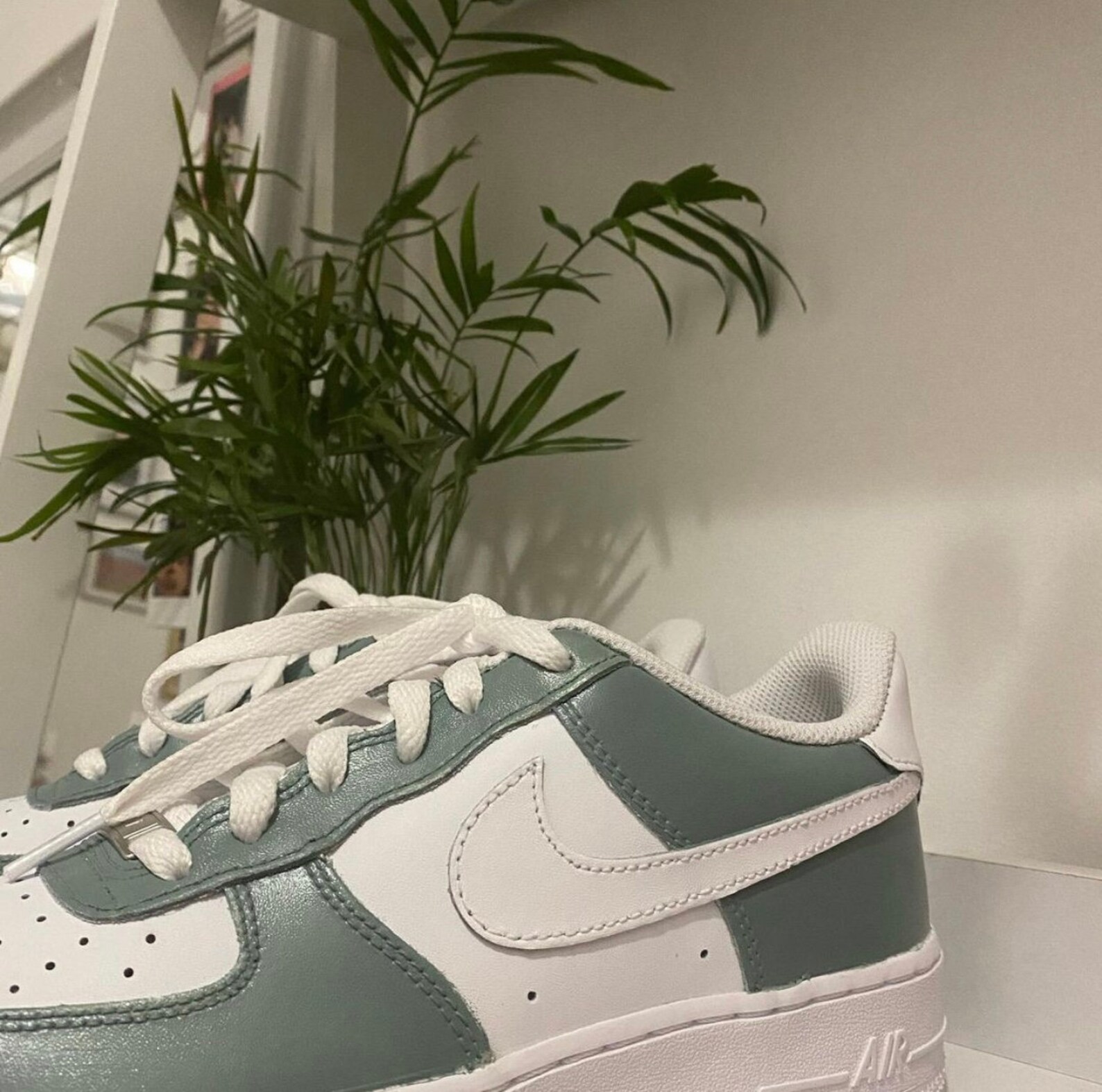 Custom Air Force 1 Gray / Nike Air Force 1 / Air Etsy