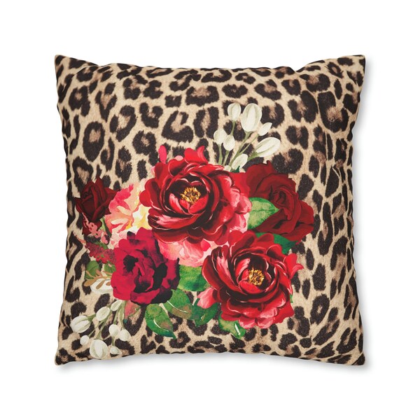 Leopard Throw Pillow Etsy