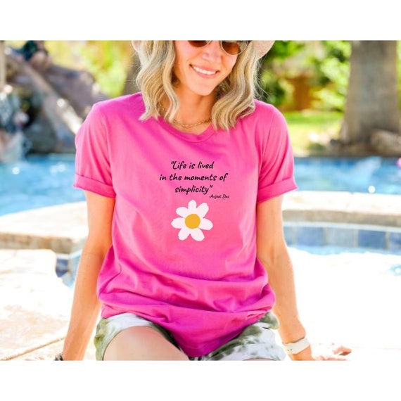 Women's Graphic Tees with Quotes Simplistic Tees Gift Etsy