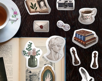 Dark academia stickerpack
