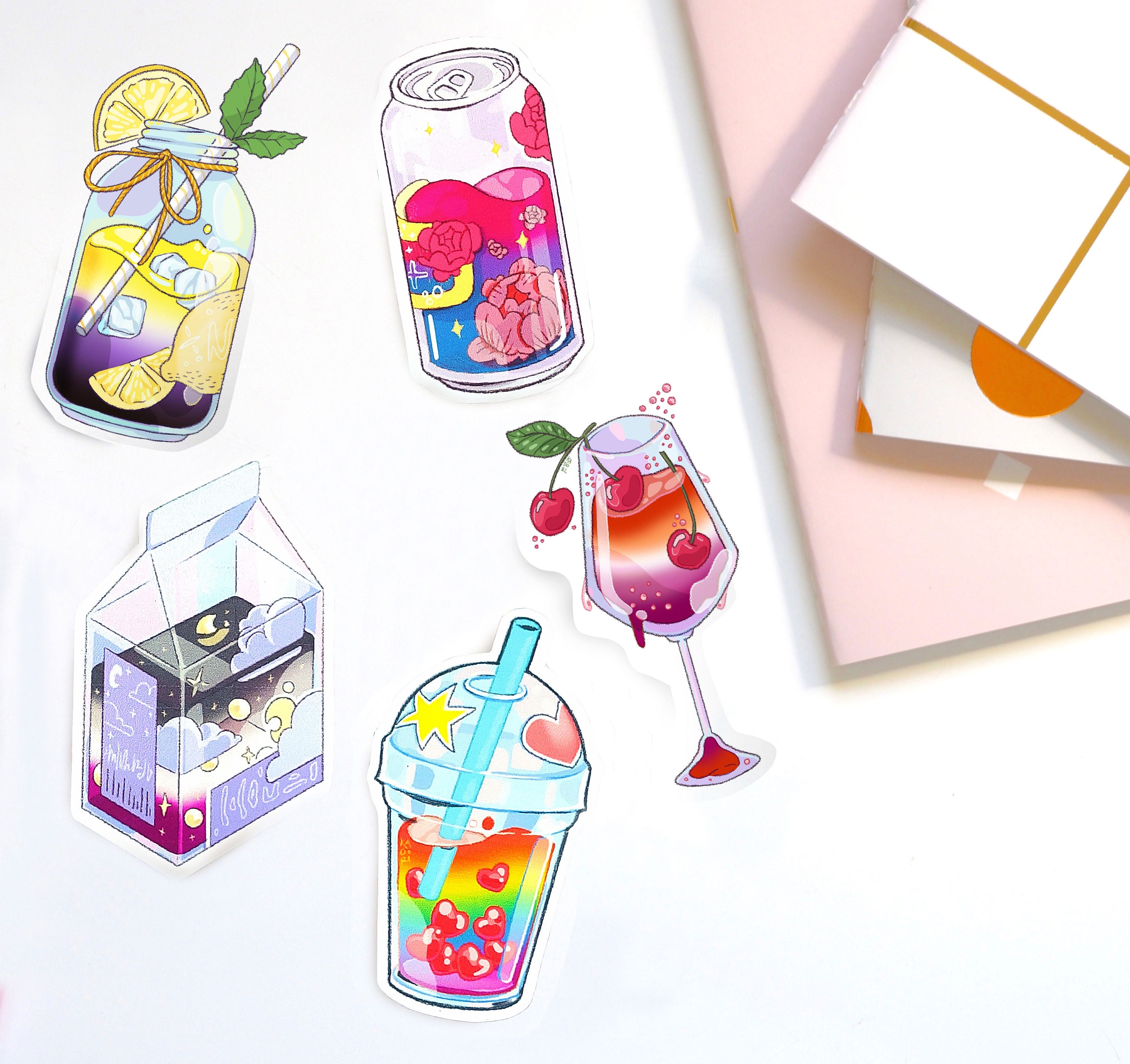 LGBTQ pride WATERPROOF STICKERS, gay, bisexual, asexual, lesbian, nonbinary