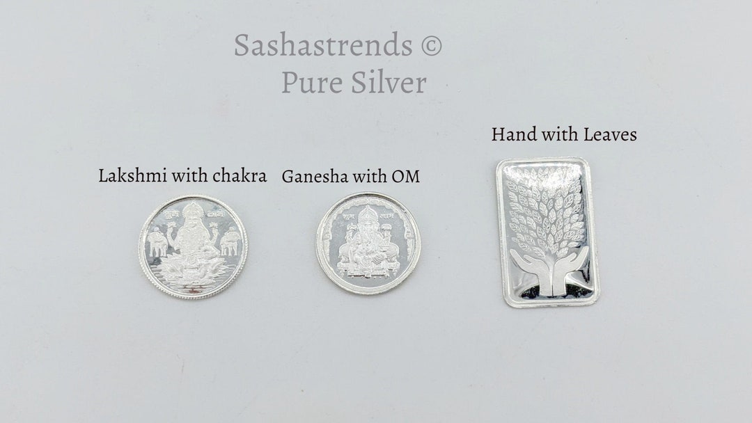 999 Pure Silver 5gram Coin Pure Silver Gift Items Pure Etsy