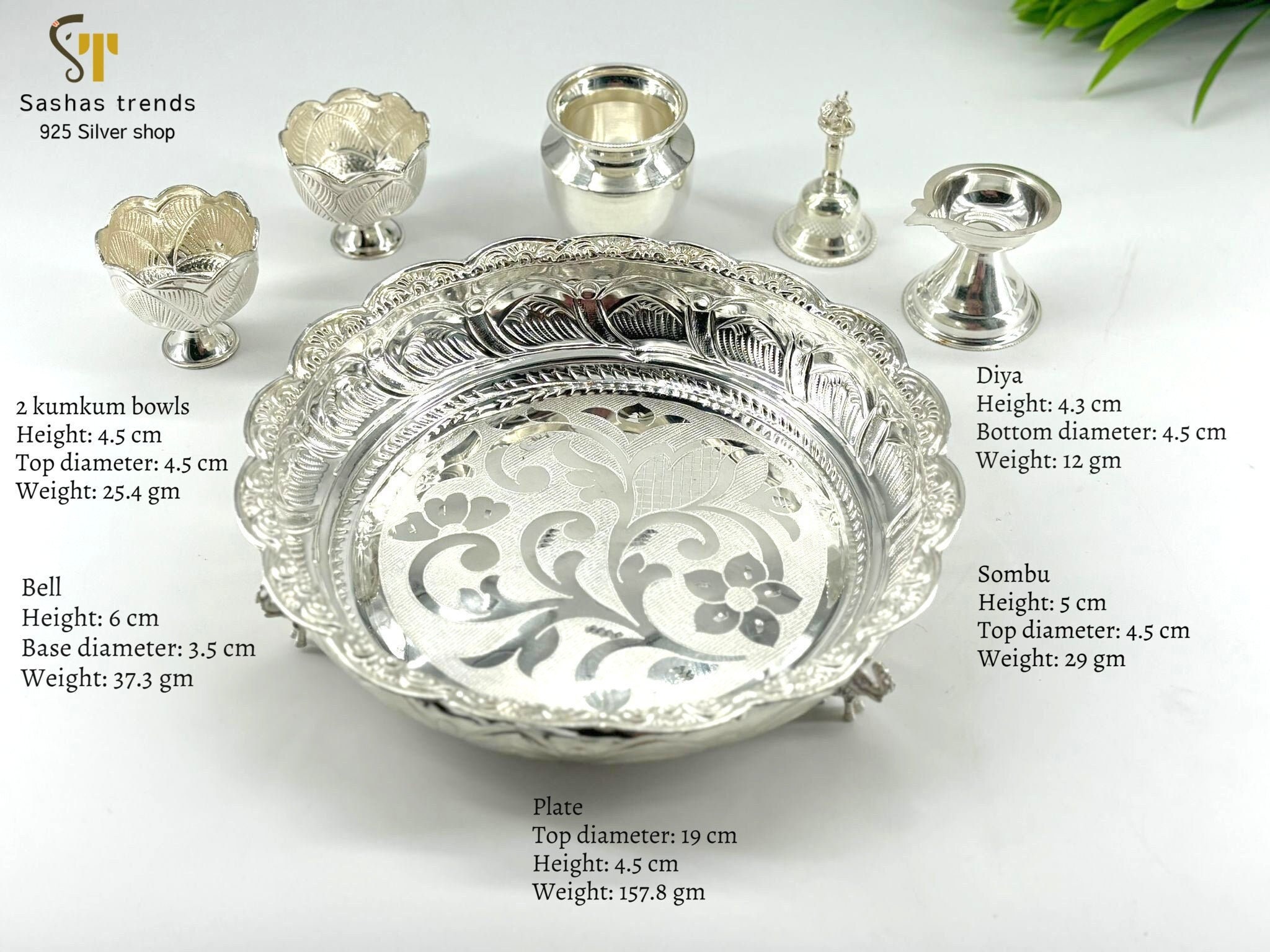 Price of silver thali 2025
