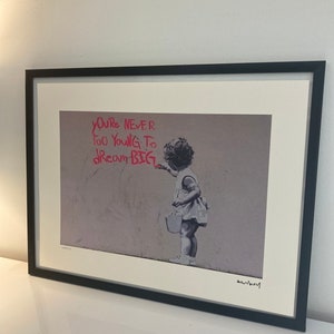 BANKSY: magnificent lithograph with certificate