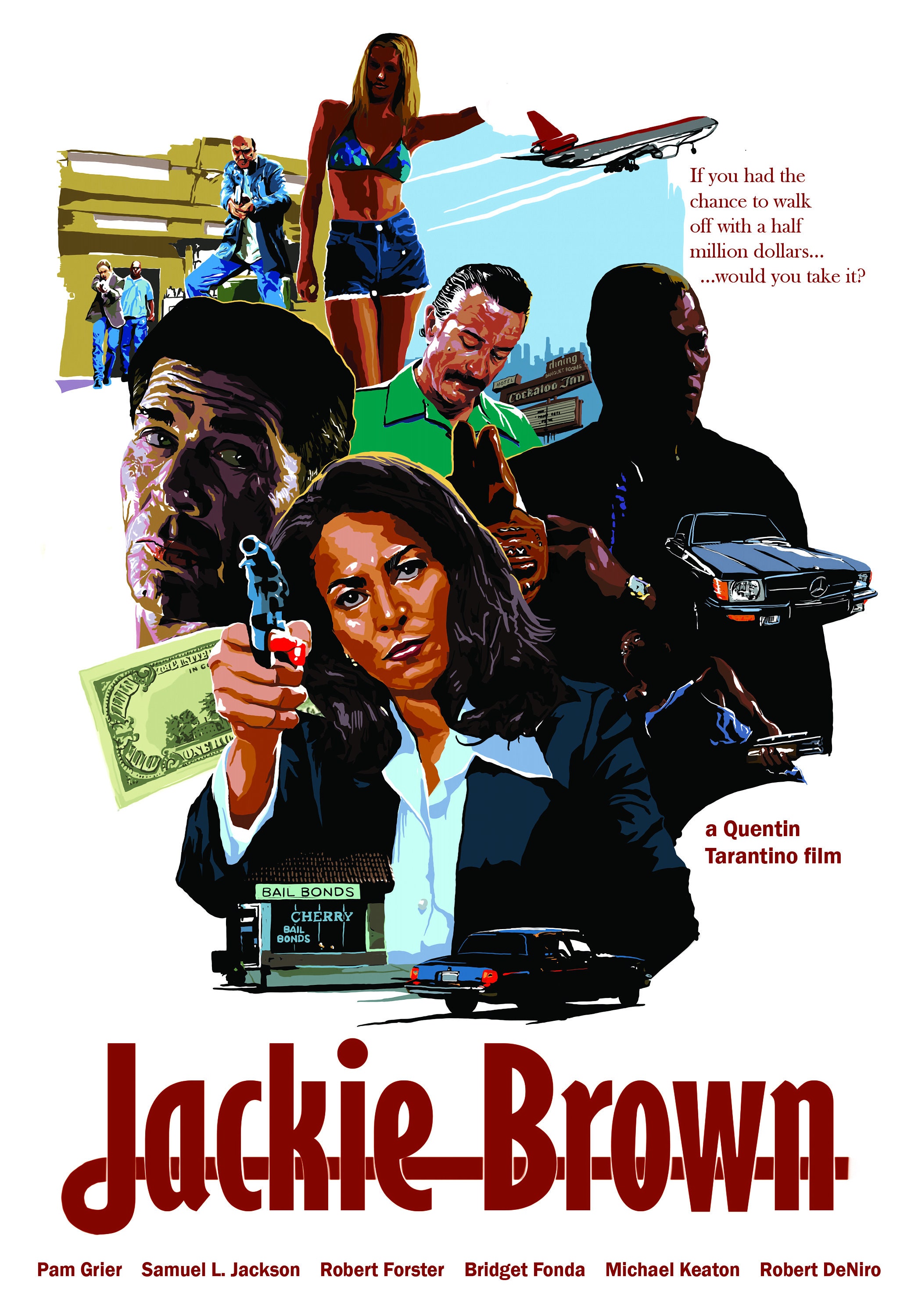 Affiche du film alternatif Jackie Brown Etsy