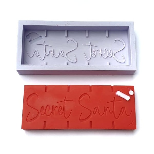 Love From Your Secret Santa Wax Melt Moule en silicone