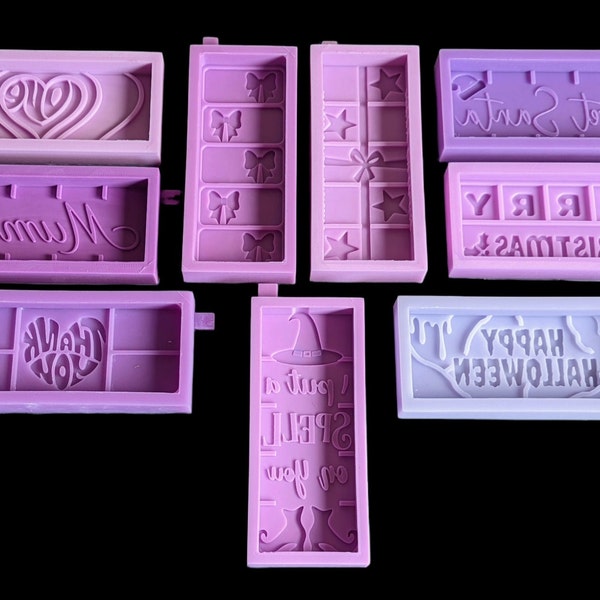 Starter Set of Wax Melt Silicone Moulds