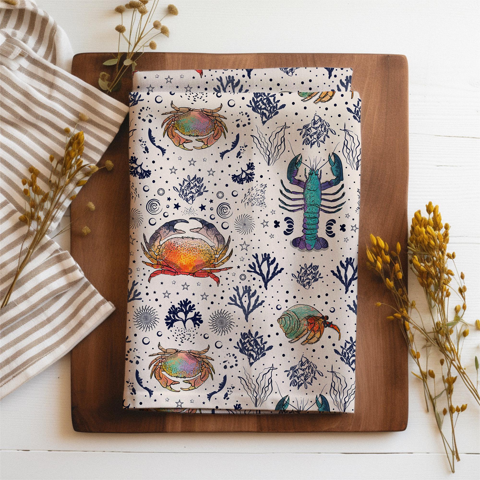Crustacean Shell Patterning Crustacean Celebration Repeat Pattern • 12×12” • Non Exclusive Design ...