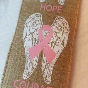 Breast Cancer Awareness Ribbon 2 yards