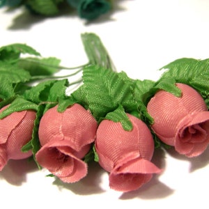 Rosebuds Mauve Bunch pack of 8