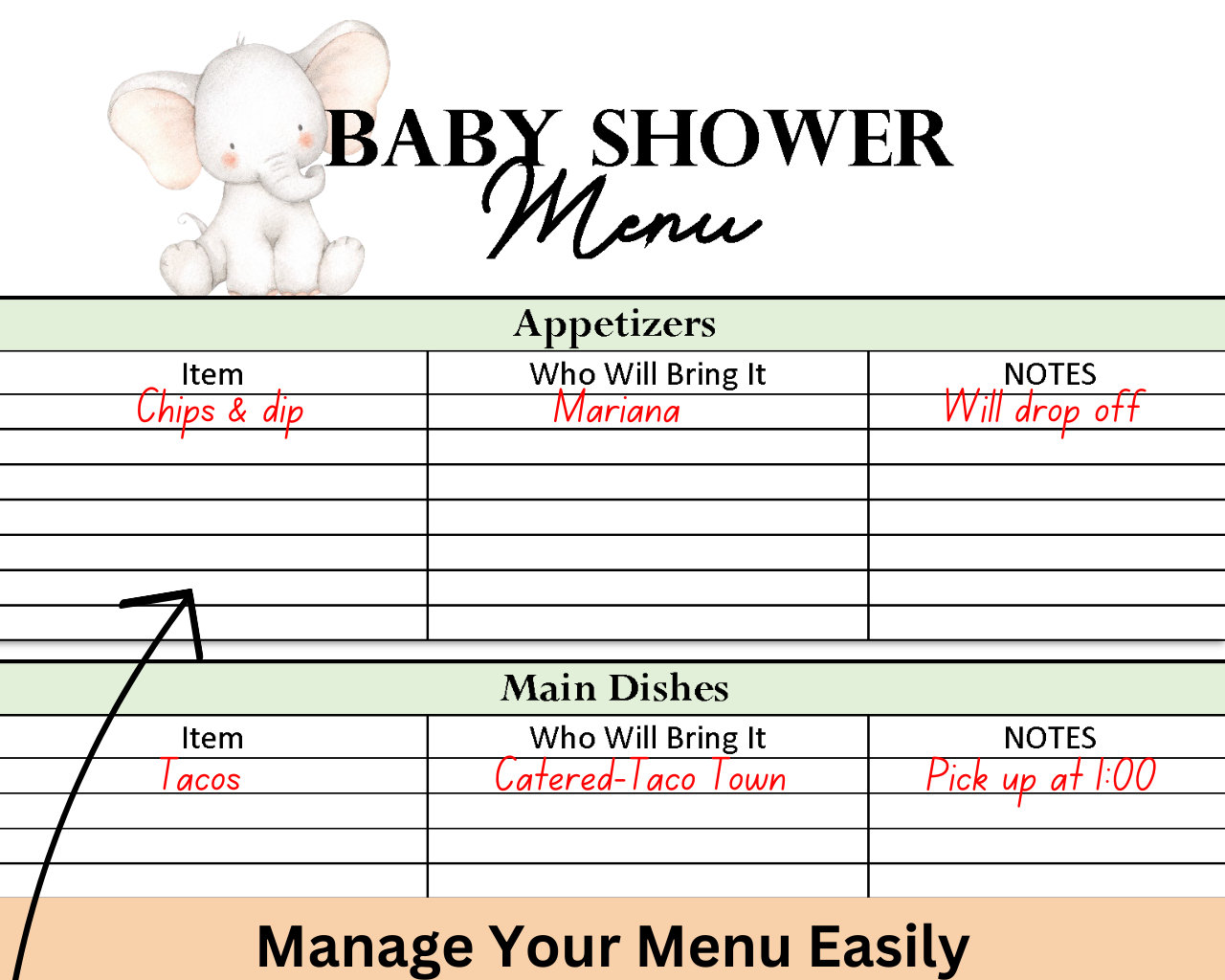 Baby Shower Planner Printable Template Digital Instant Download Etsy Baby Shower Planner Printable Template Digital Instant Download Etsy