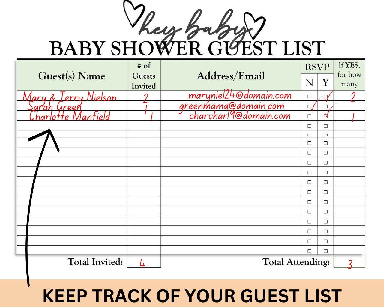 Printable Baby Shower Planner Template, Games Included, Minimalist ...