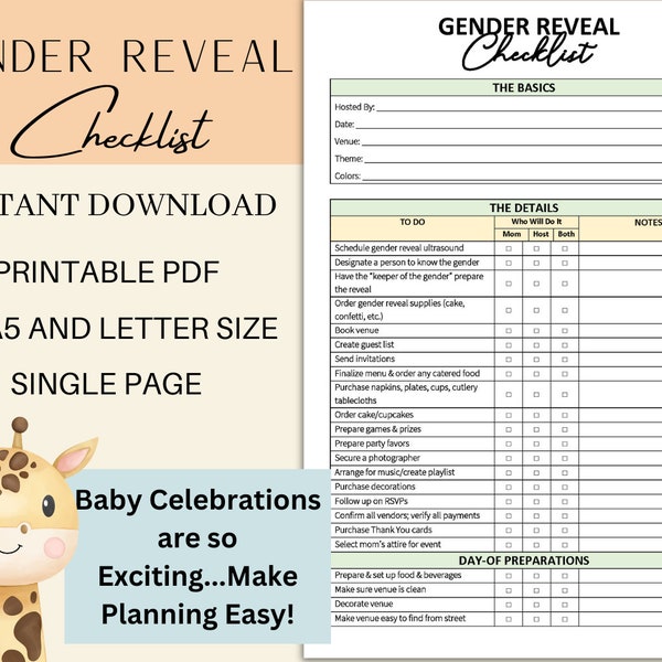 Gender Reveal Checklist Printable Etsy gender-reveal-checklist-printable-etsy