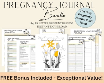 Digital Printable Pregnancy Planner