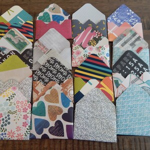 Mini Envelopes, Gift Card Envelopes, Love Note Envelopes, Patterned Envelopes, Tip Envelopes, Assorted Mini Envelopes