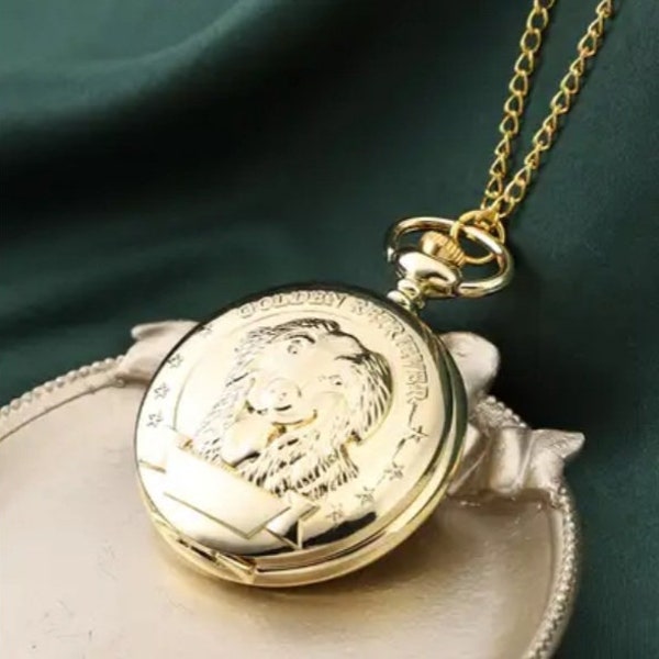 New! STRADA Japanese Movement Retriever Pattern Water Resistant Pocket Watch.