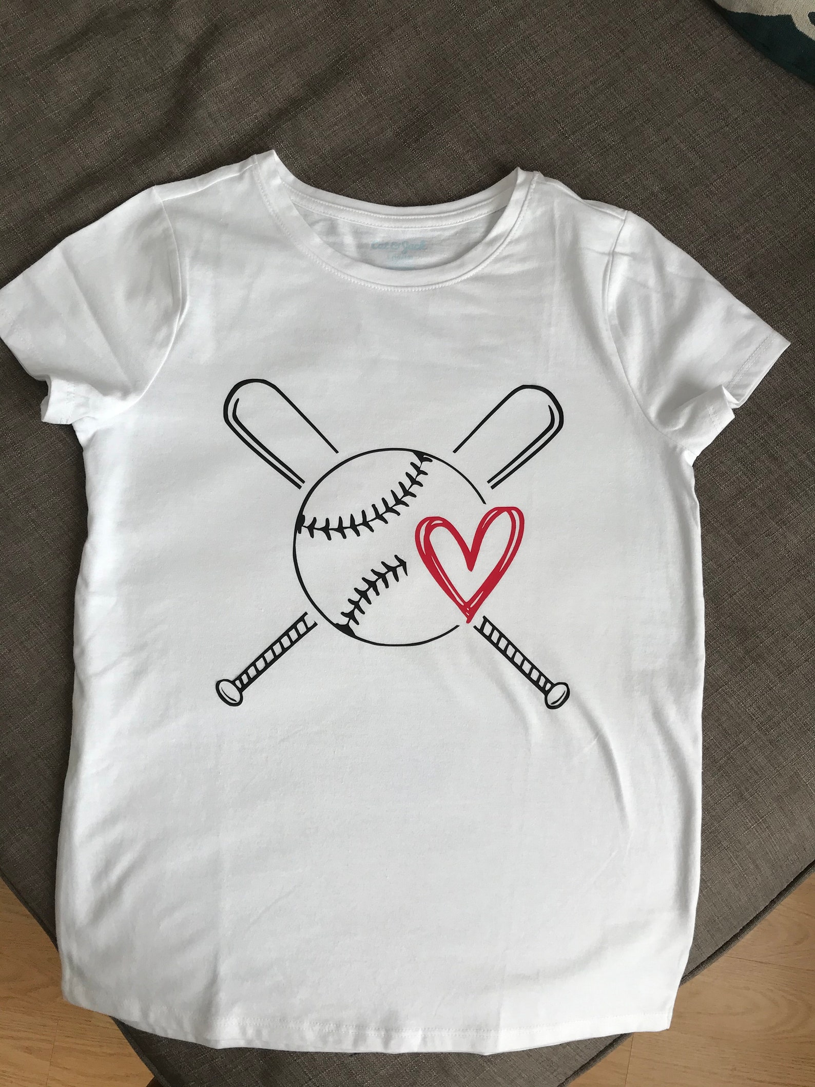 Girls baseball tshirt Etsy