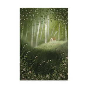 4x6 Mini Art Print Postcard | Overgrown