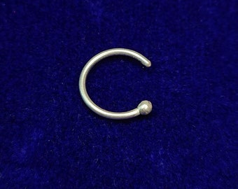 925er Silber Nasenring Sterlingsilber Nasenpiercing Knorpel Nasenstecker Ohrring Ohrpiercing solid silver Nose Ring