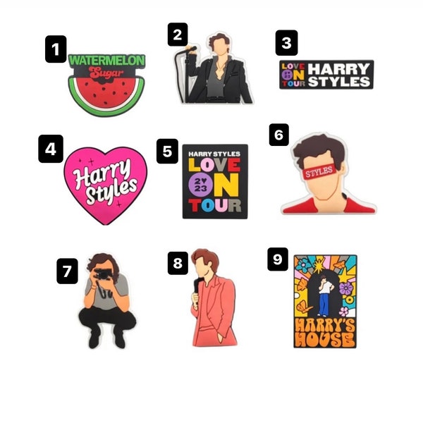 Harry Styles Crocs Charms Etsy UK