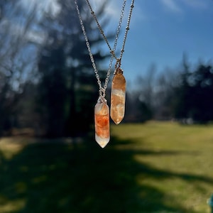 Flower Agate Necklace