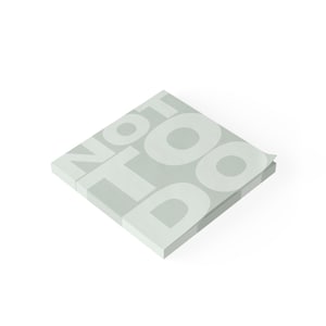 Not To Do ADHD Sticky Notes - Funny School & Office Supplies - ADHD and Autism Productivity Tools - Neurodivergent Gifts