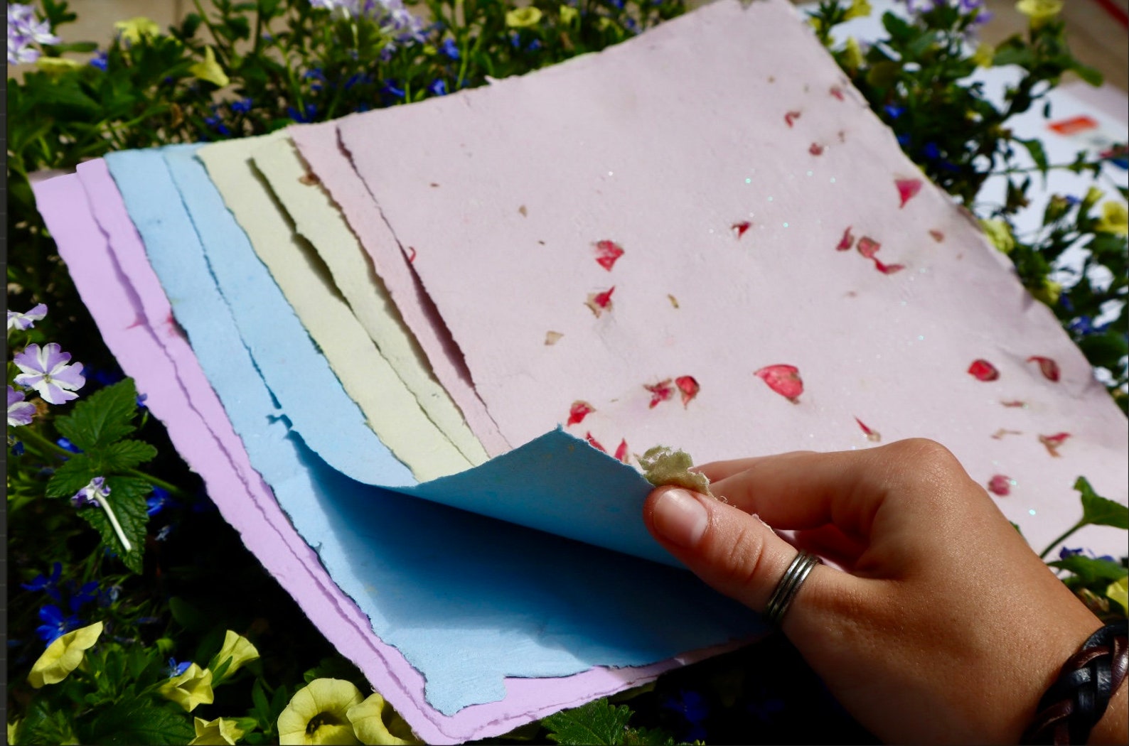 Handmade Paper Recycled Paper Eco Friendly Paper. 10 8.5 x Etsy